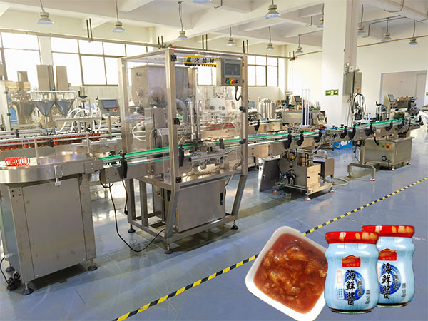 河南醬料灌裝機生產(chǎn)線設(shè)備