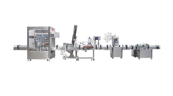 十頭辣椒醬灌裝生產(chǎn)線,辣椒醬自動灌裝流水線